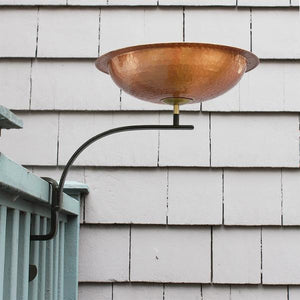 Hammered Solid Copper Birdbath Bowl Copper Birdbath