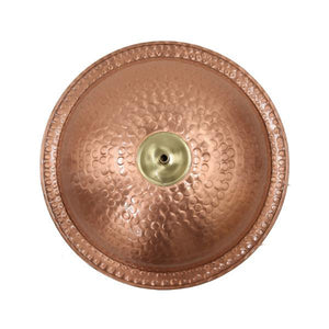 Hammered Solid Copper Birdbath Bowl Copper Birdbath