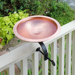 Hammered Solid Copper Birdbath Bowl Copper Birdbath