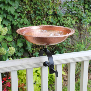 Hammered Solid Copper Birdbath Bowl Copper Birdbath