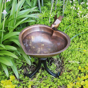 Heart Shaped Birdbath Birdbath