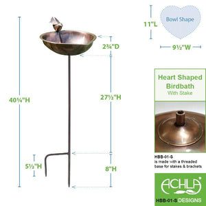 Heart Shaped Birdbath Birdbath