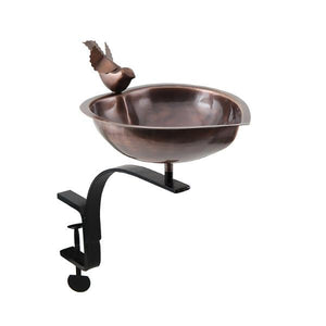 Heart Shaped Birdbath Birdbath Bowl & Rail Bracket