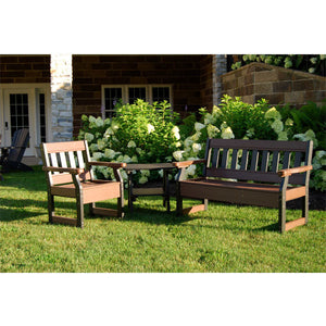 Heritage 4ft. Recycled Plastic Garden Bench Garden Bench