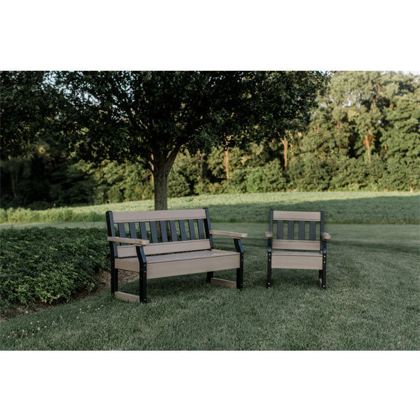 plastic garden bench planter Heritage 4ft. Recycled Plastic Garden Bench by Wildridge Poly Furniture