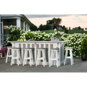 Heritage 6 Ft. Bar Set - The Charming Bench Company