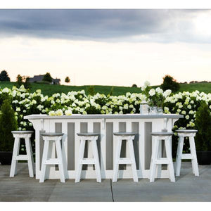 Heritage 6 Ft. Bar Set - The Charming Bench Company