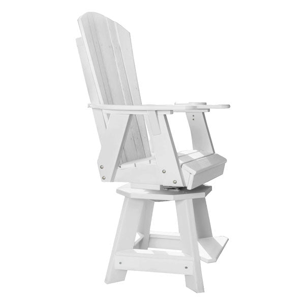 Heritage Balcony Swivel Chair Swivel Chair White