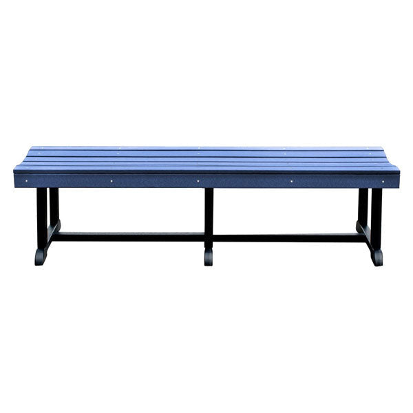 Heritage Patio Backless Bench Outdoor Bench 68&quot; / Patriot Blue