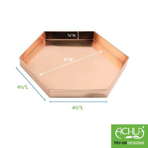 Hexagonal Copper Trays Copper Trays