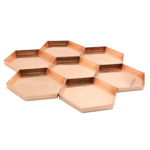 Hexagonal Copper Trays Copper Trays