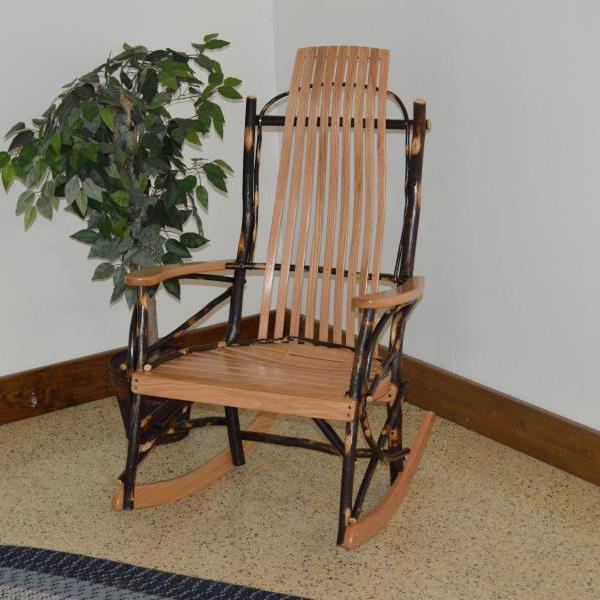 Hickory 9-Slat Rocker Rocking Chair