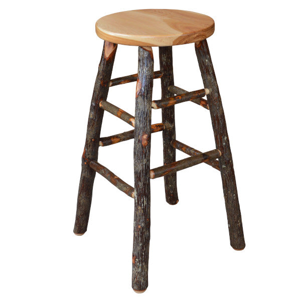 Rustic hickory bar discount stools