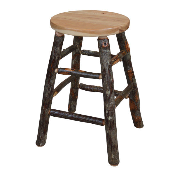 Hickory Counter Stool Counter Stool Rustic Hickory