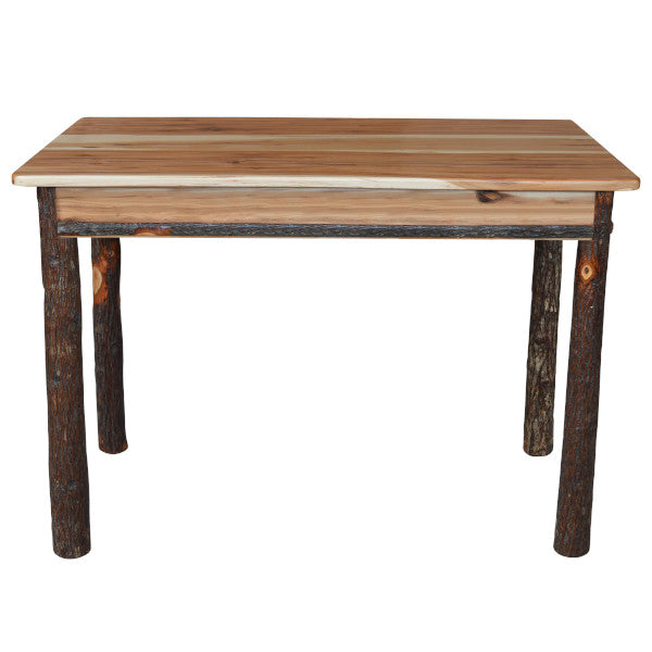 Hickory Farm Table Outdoor Table 4ft / Rustic Hickory