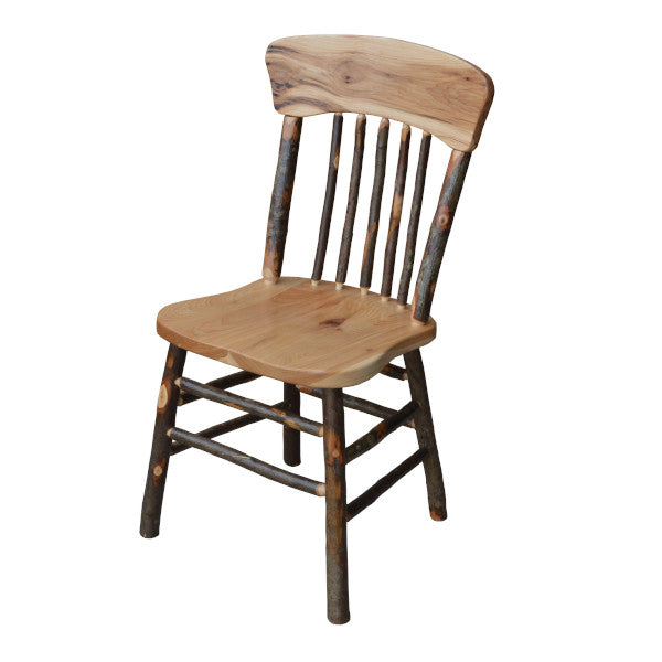 Hickory Panel Back Dining Chair Outdoor Chair Rustic Hickory