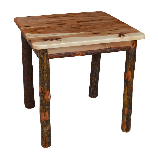 Hickory Solid Wood End Table End Table