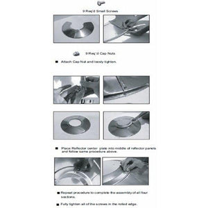 Hiland Heat Reflector Shield (3 Hole Mount) Most Common Reflector Shield