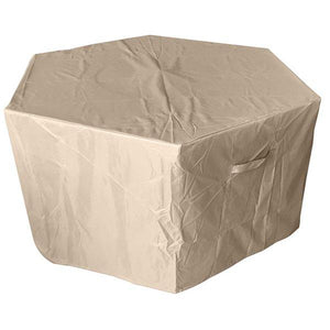 Hiland Hexagon Heavy Duty Waterproof Propane Fire Pit Cover Fire Pit Cover