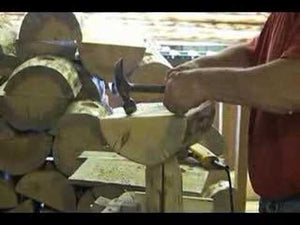 country wood benches