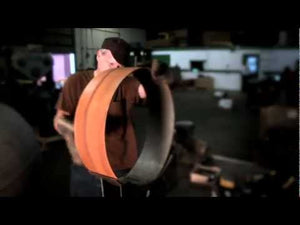 Crescent Log Rack -  Stainless Steel