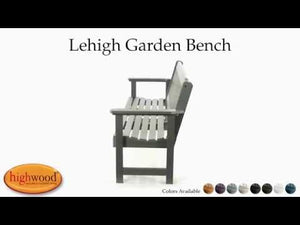 USA Lehigh Synthetic Wood Garden Bench