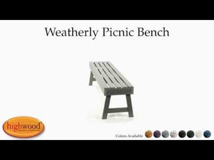 USA Weatherly Backless Picnic Bench