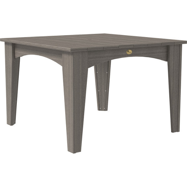 Island Dining Table (44&quot; Square) Dining Table Coastal Gray