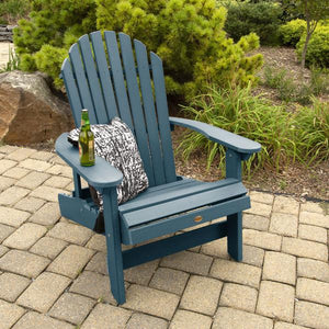 King Hamilton Folding & Reclining Adirondack Outdoor Chair Patio Chair