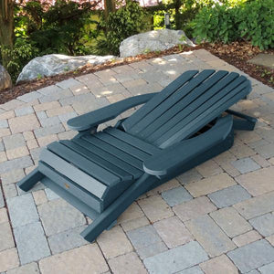 King Hamilton Folding & Reclining Adirondack Outdoor Chair Patio Chair