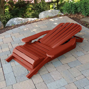 King Hamilton Folding & Reclining Adirondack Outdoor Chair Patio Chair