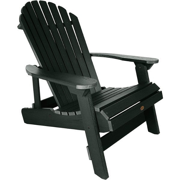 King Hamilton Folding &amp; Reclining Adirondack Outdoor Chair Patio Chair Charleston Green