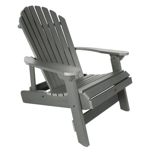 King Hamilton Folding &amp; Reclining Adirondack Outdoor Chair Patio Chair Coastal Teak