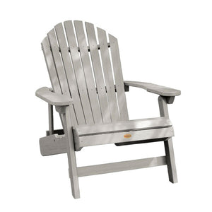 King Hamilton Folding & Reclining Adirondack Outdoor Chair Patio Chair Harbor Gray