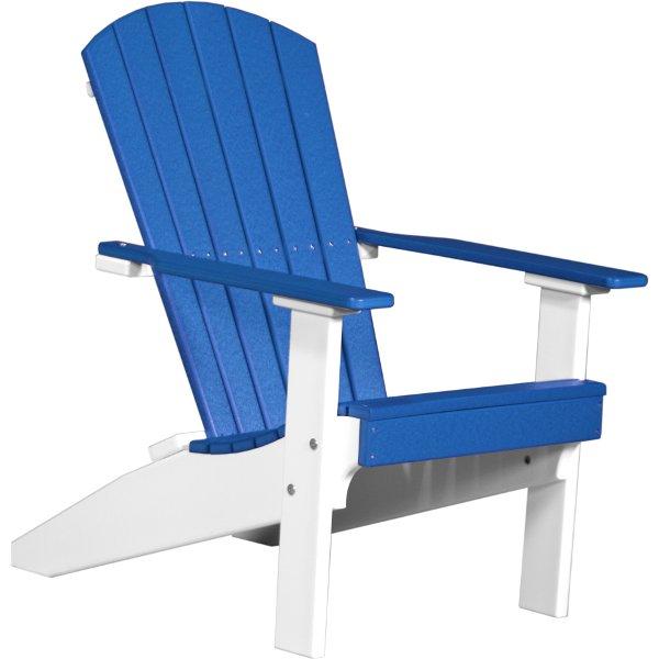 Lakeside Adirondack Chair Adirondack Chair Blue &amp; White