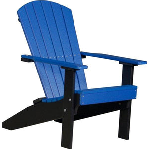 Lakeside Adirondack Chair Adirondack Chair Blue & Black