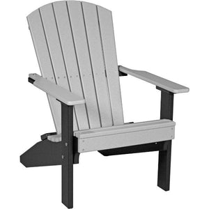 Lakeside Adirondack Chair Adirondack Chair Dove Gray & Black