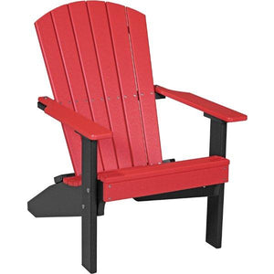 Lakeside Adirondack Chair Adirondack Chair Red & Black