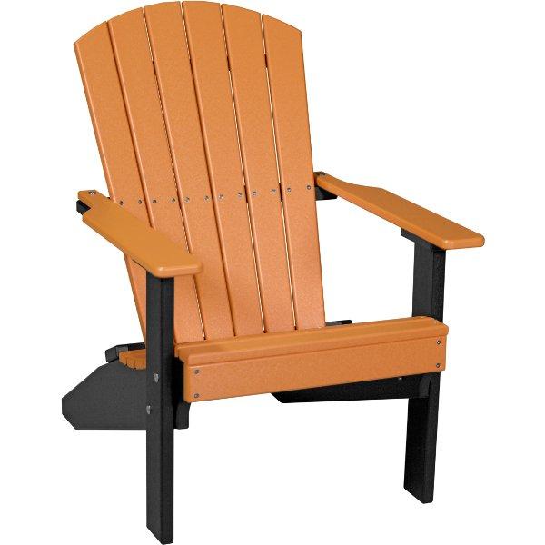 Lakeside Adirondack Chair Adirondack Chair Tangerine &amp; Black