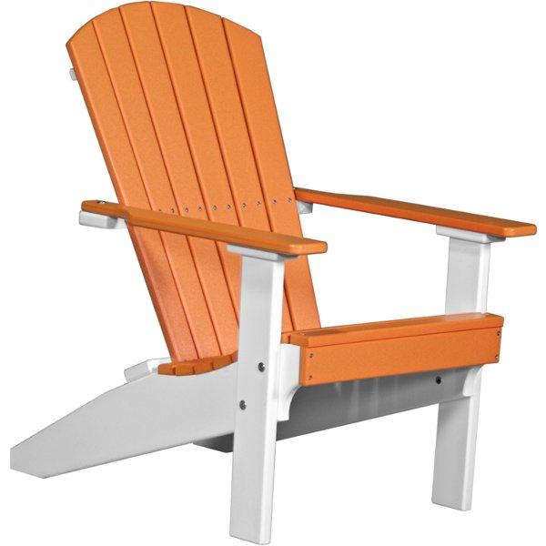 Lakeside Adirondack Chair Adirondack Chair Tangerine &amp; White
