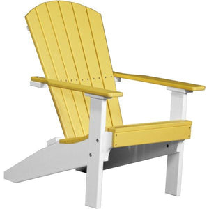 Lakeside Adirondack Chair Adirondack Chair Yellow & White