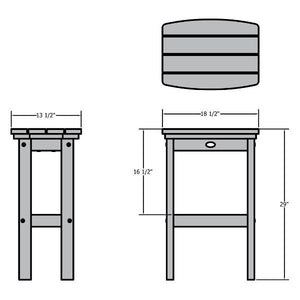 Lehigh 3pc Bar Height Balcony Set Conversation Set