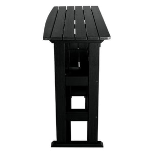 Lehigh 3pc Bar Height Balcony Set Conversation Set Black