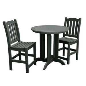 Lehigh 3pc Round Counter Height Outdoor Patio Dining Set Dining Set