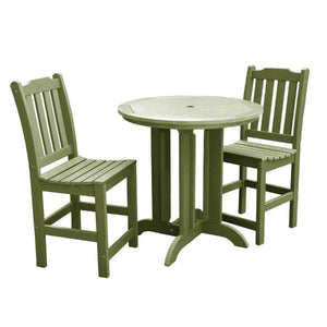 Lehigh 3pc Round Counter Height Outdoor Patio Dining Set Dining Set