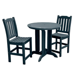 Lehigh 3pc Round Counter Height Outdoor Patio Dining Set Dining Set