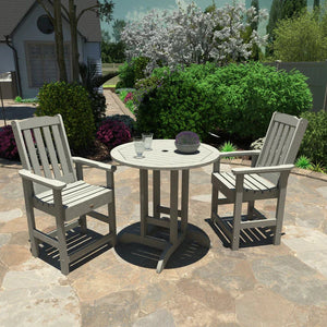 Lehigh 3pc Round Counter Height Outdoor Patio Dining Set Dining Set