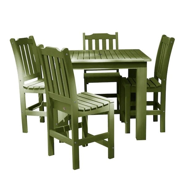 Lehigh 5pc Square Counter Height Outdoor Dining Set 42&quot; x 42&quot; Dining Set Dried Sage