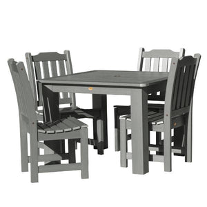 Lehigh 5pc Square Patio Dining Set Dining Set Coastal Teak