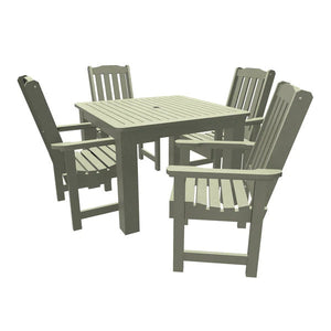 Lehigh 5pc Square Patio Dining Set Dining Set Eucalyptus